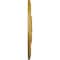 Ekena Millwork Sydney Ceiling Medallion (Fits Canopies up to 5 3/4"), Hand-Painted Iridescent Gold, 27 3/4"OD x 2"P CM27SYIGS - alternate 2